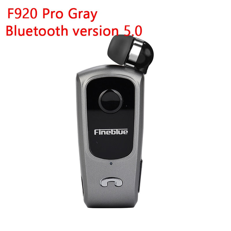 Fineblue F920 Pro BT5.0 Mini Wireless Bluetooth Headset mit Anruf-Erinnerung und Vibrationsfunktion für Sport und Laufen