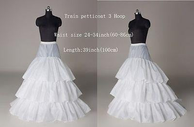 NEW 12Style White A-Line Hoopskirt Hoopless Wedding Crinoline Petticoat Underskirt SN