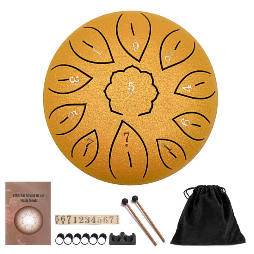 8-11 Tongue Drum Tuning 6" Steel Tongue Drum Kits