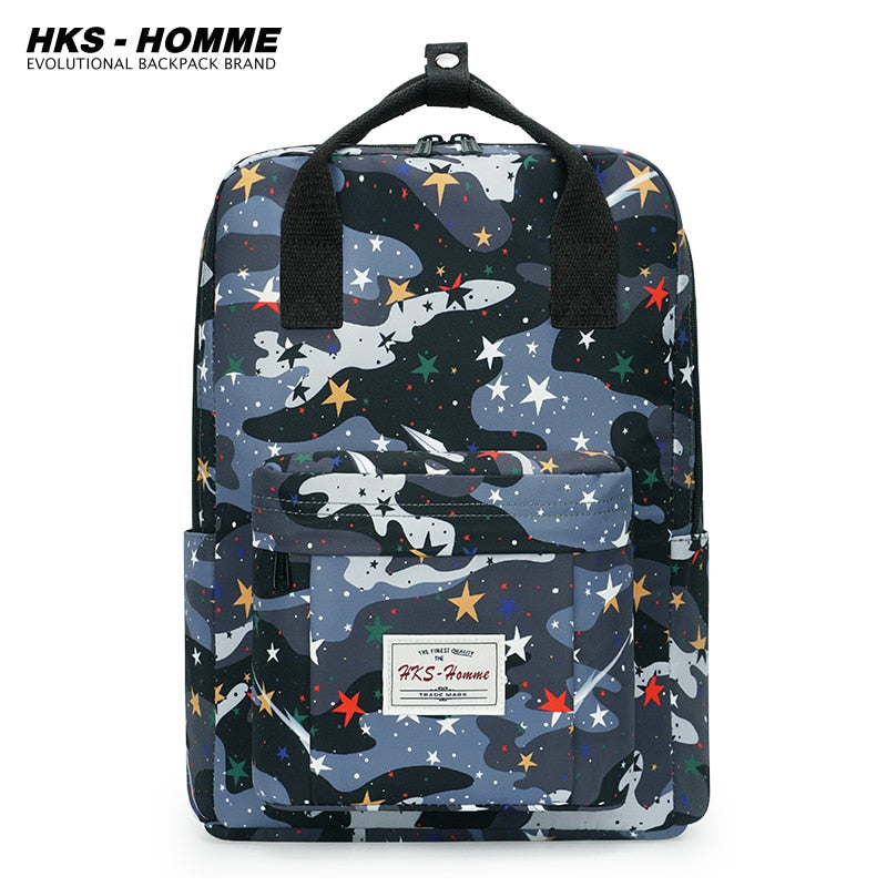 Fashion 2021: Women Canvas Backpack, Waterproof, Laptop, School