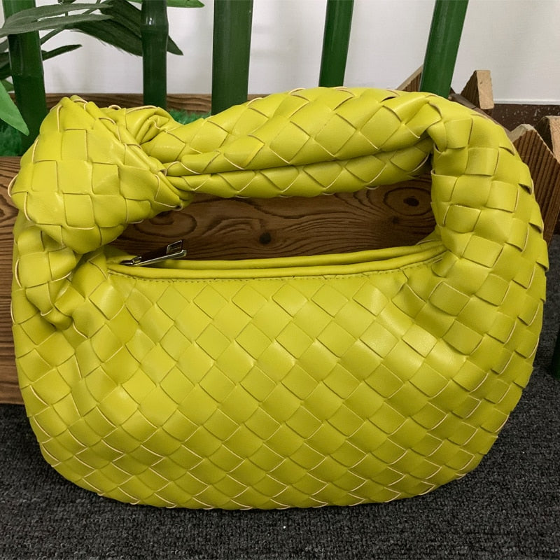 2021 Luxury Woven Leather Shoulder Bag
