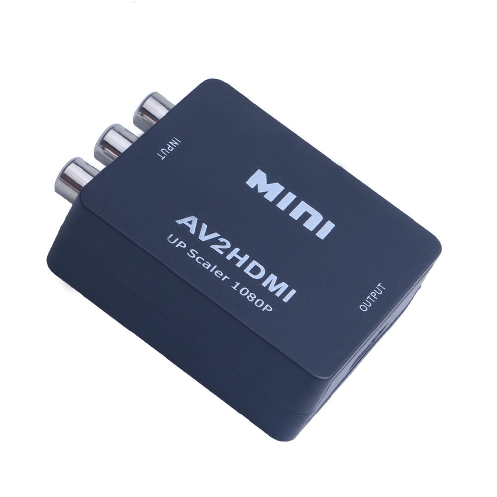 Convertisseur vidéo AV-RCA CVBS vers HDMI 1080P Adaptateur MINI AV2HDMI