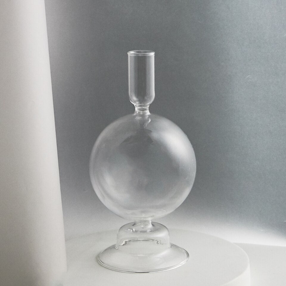 Candle Holder Glass for Home Wedding Party