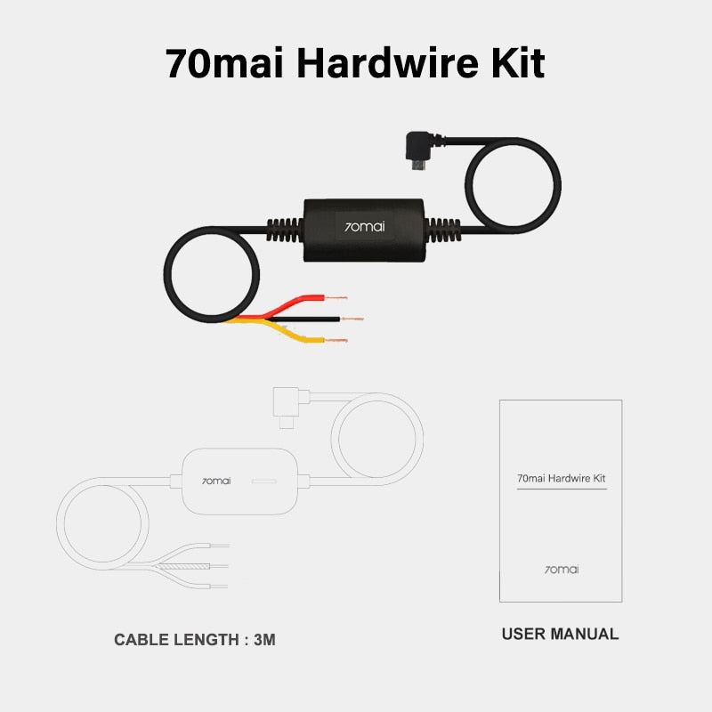 70mai Parking Monitoring Cable for 70mai 4K A800S Cam