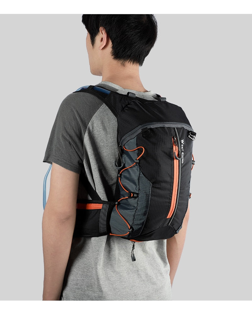 WEST BIKING Waterproof Bicycle Bag Portable Reflective Sport Cycling Backpack Outdoor Hiking Climbing MTB Bike Accessories