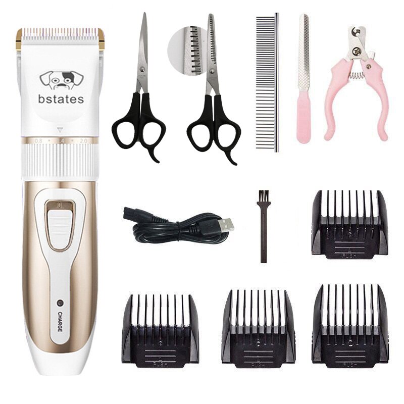 Professional Cordless Pet Hair Clipper Set