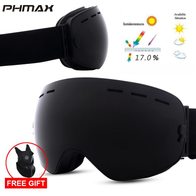 PHMAX Ski Goggles Magnetic for Men &amp; Women