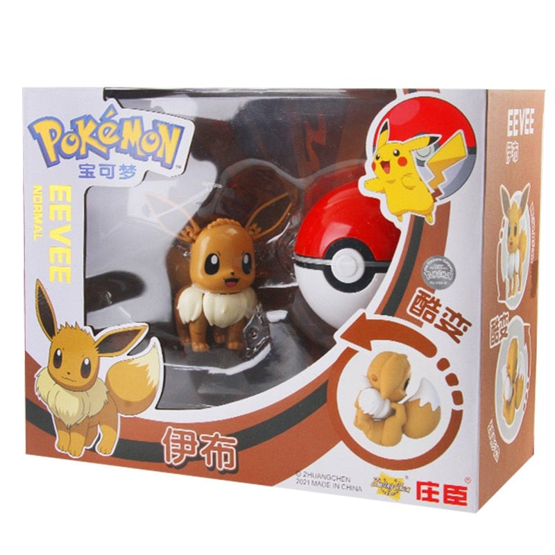 Pokemon Toy Set Pikachu Charmander Mewtwo Lunala Action Figure Anime Model