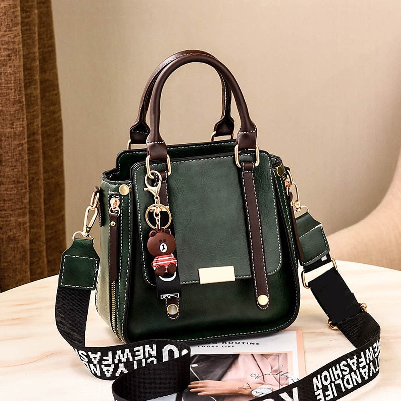 PU Leder Damen Handtaschen Totes Crossbody Umhängetasche