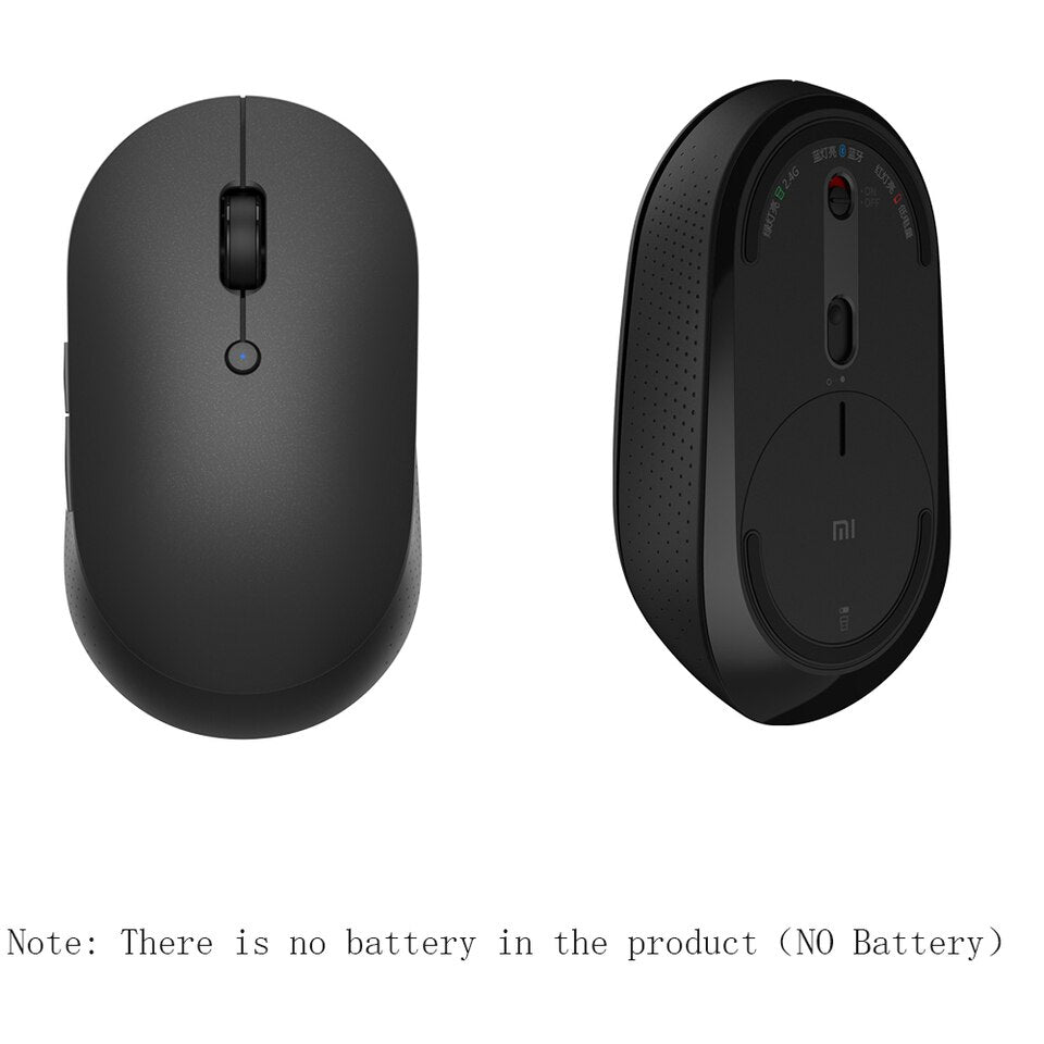 Souris double mode Xiaomi Mi, ergonomique, Bluetooth, USB