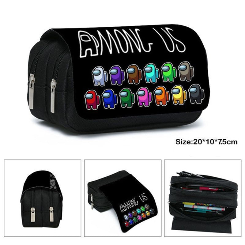 Anime Among Us Pencil Case for Boys