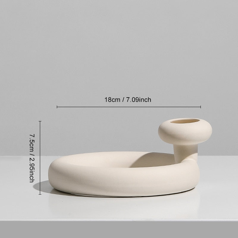 Vase Home Decor Flower Arrangement Nordic Style Ceramic Art Home Decor