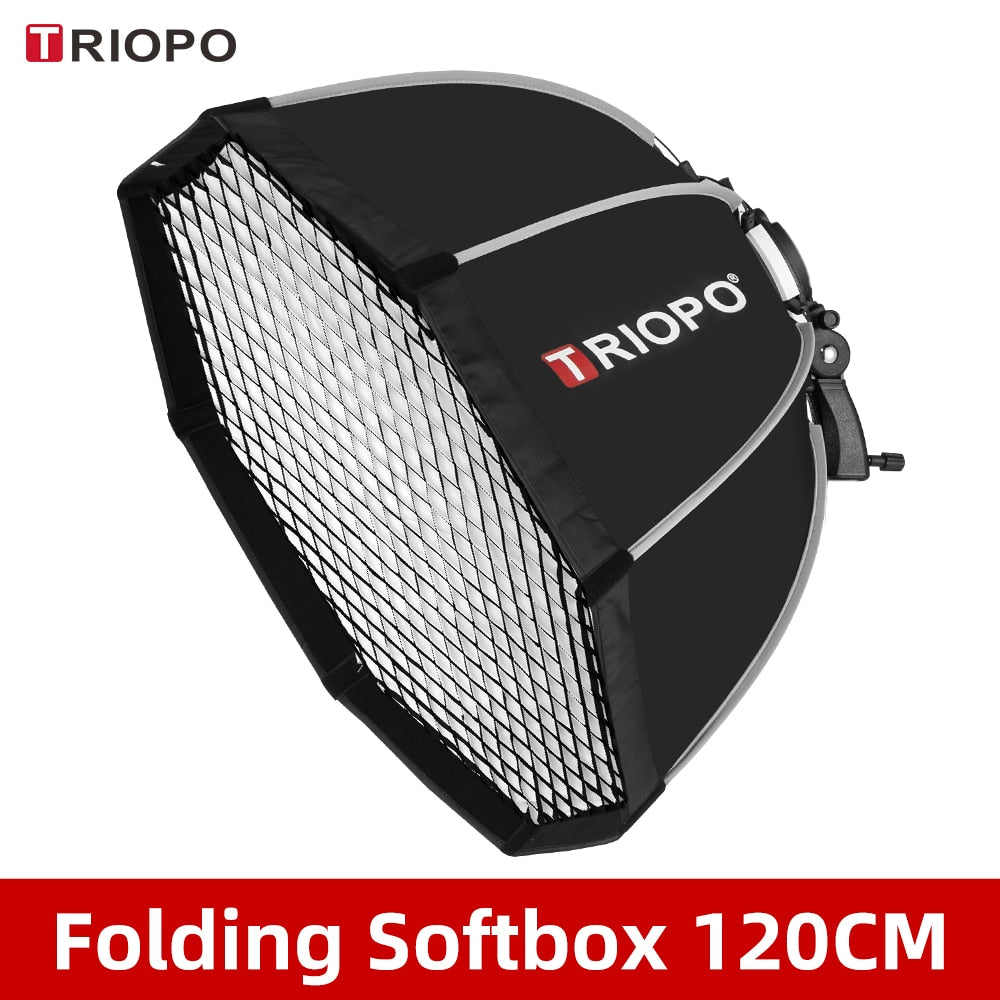 Triopo 55cm 65cm 90cm 120cm Speedlite Octagon Umbrella