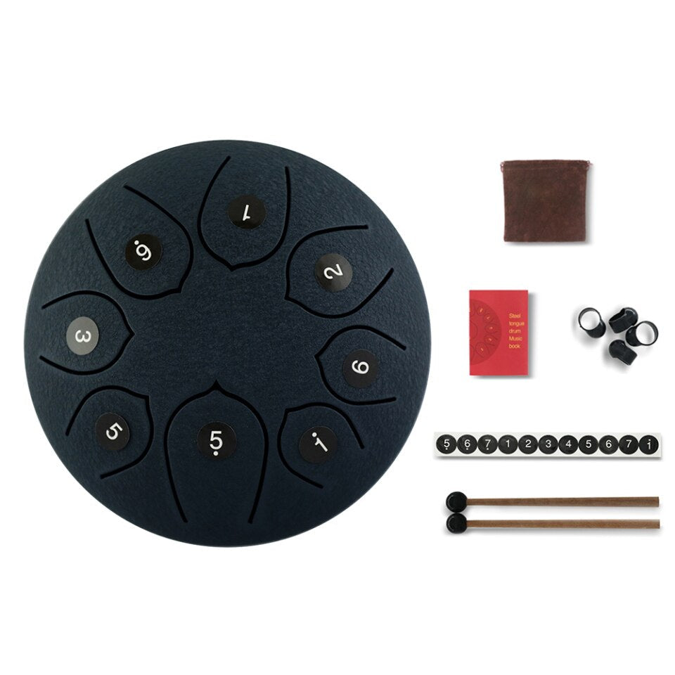 8-11 Tongue Drum Tuning 6" Steel Tongue Drum Kits