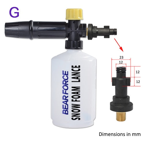 Foam cannon for Karcher Kranzle Interskol Elitech Huter Gerni Stihl high pressure cleaners