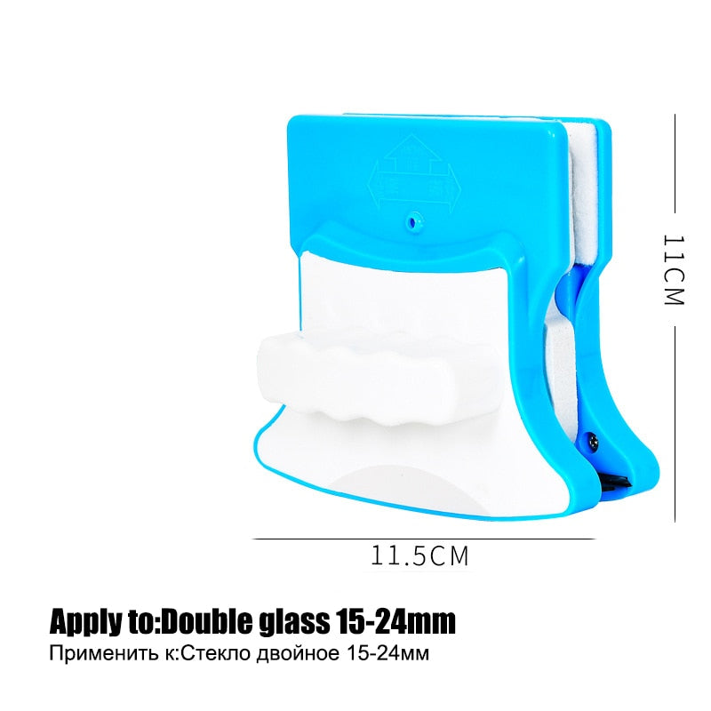 2-in-1 cleaning brush glass wiper