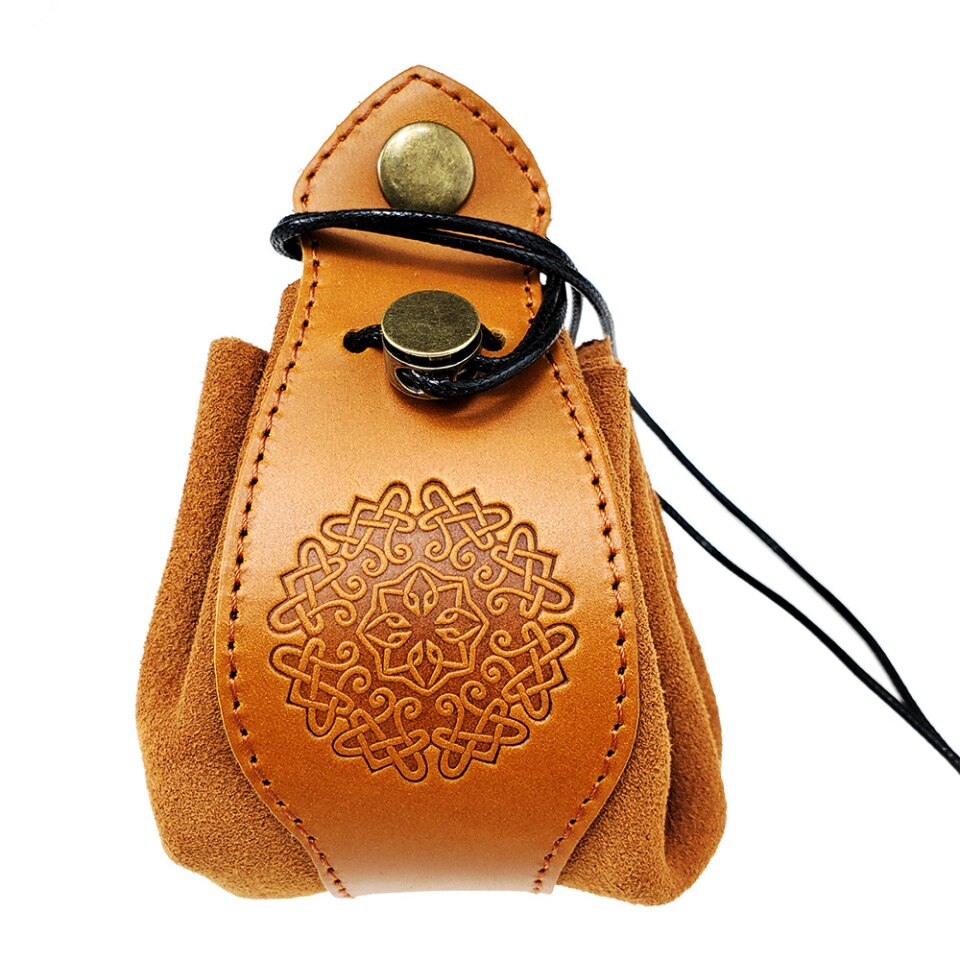 Rollooo Leather DND Dice Bag Tray 5 Celtic Designs