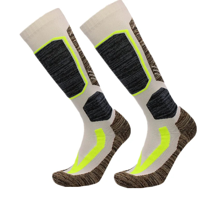 Winter Männer Frauen Warme Ski Socken Baumwolle Lange Dickere Snowboard Wandern Trekking Sport Thermosocken Thermosocken