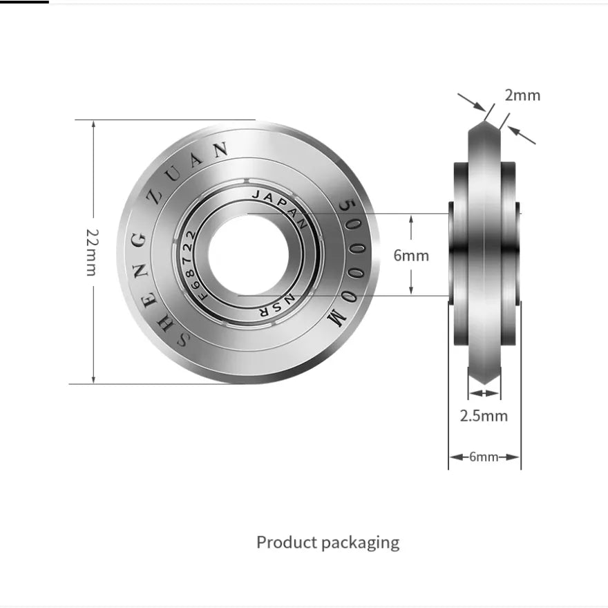 22mm glass ceramic tile cutter wheel alloy ceramic tile cutter Tungsten carbide ceramic Titanium coating