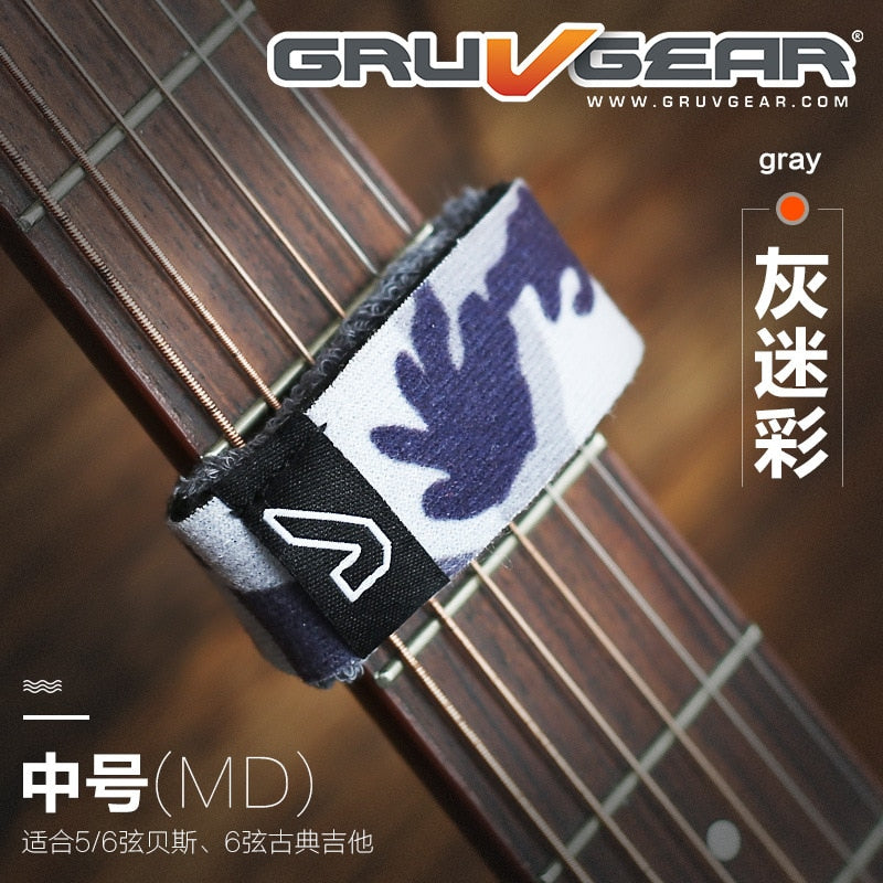Gruv Gear FretWraps - Schnurschlagdämpfer für Bass, Akustikgitarre, Ukulele - Einzelpackung