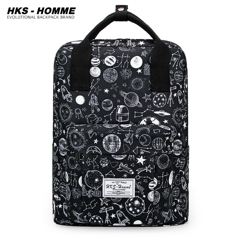 Fashion 2021: Women Canvas Backpack, Waterproof, Laptop, School
