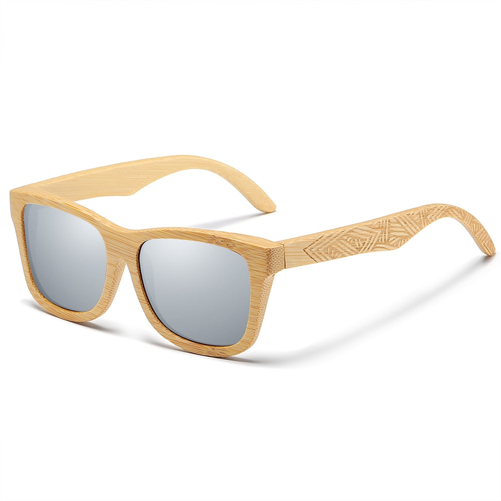 Handmade wooden bamboo sunglasses