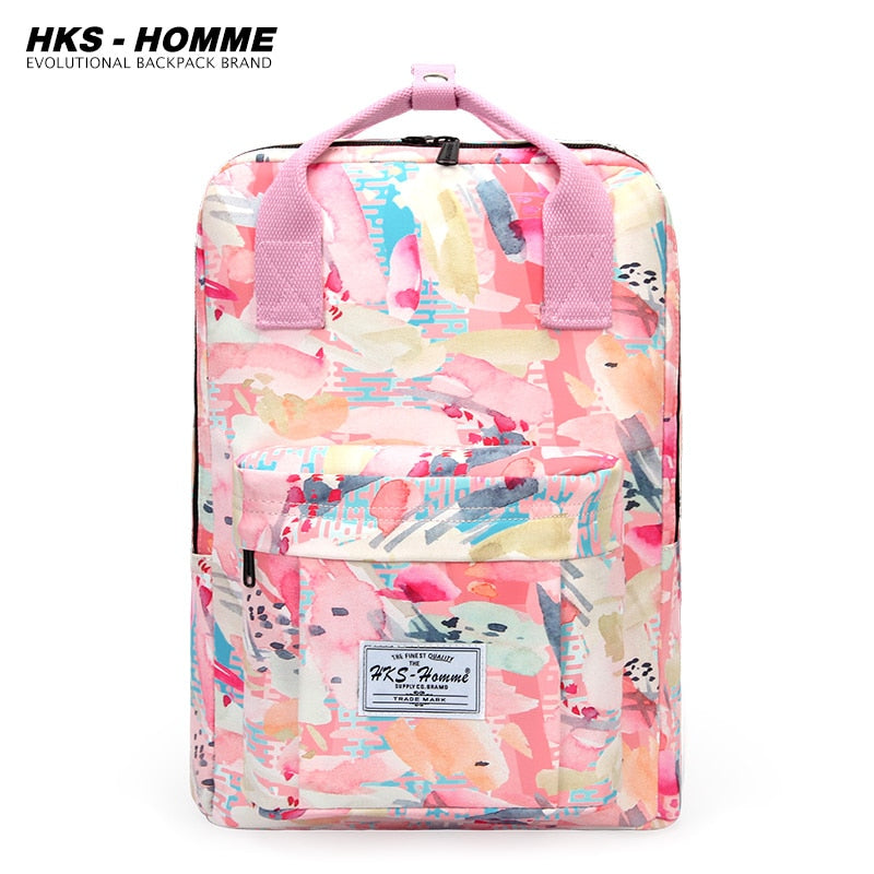 Fashion 2021: Women Canvas Backpack, Waterproof, Laptop, School
