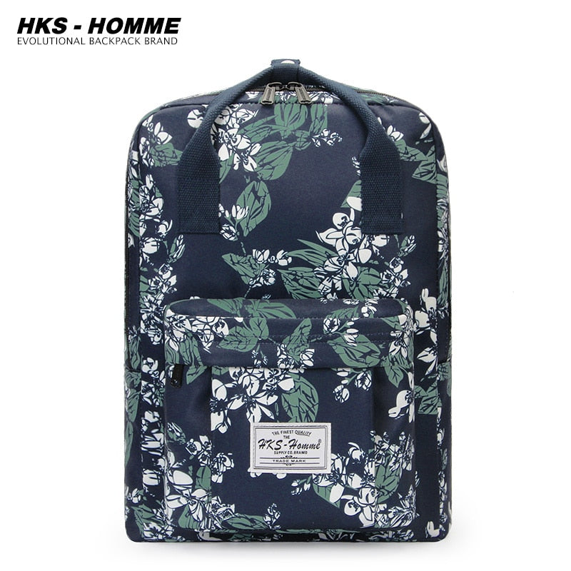 Fashion 2021: Women Canvas Backpack, Waterproof, Laptop, School