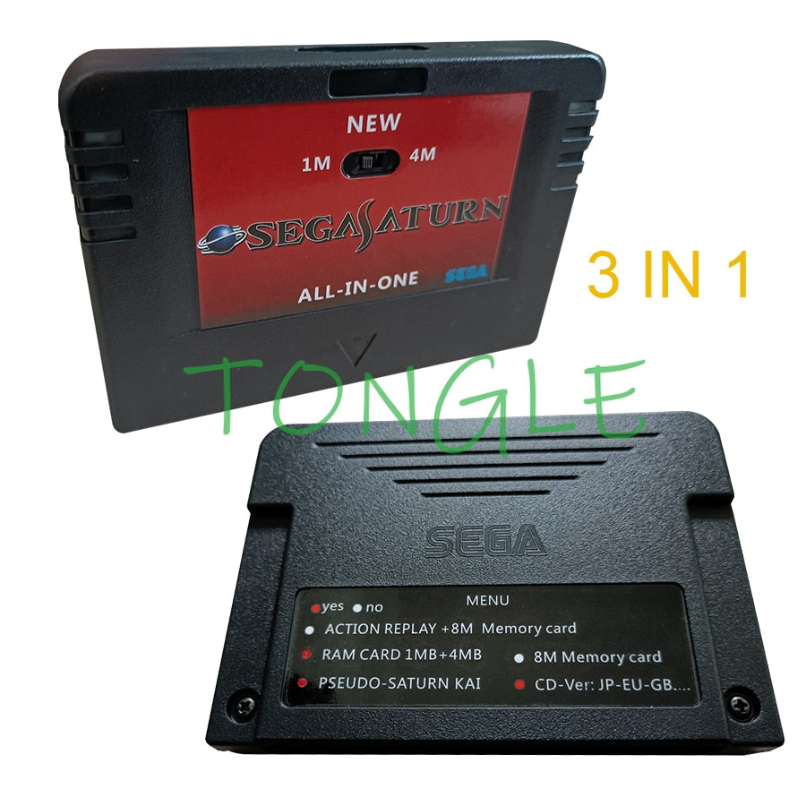 1 pc. New All In One Sega Saturn Game Card Pseudo-Saturn KAI, Pseudo-Kai 6.274, Action Replay Card, 4 MB Ram, 8 MB Storage