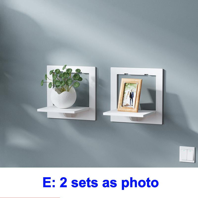 Creative wall shelf hanger for bedroom, balcony and bedside table