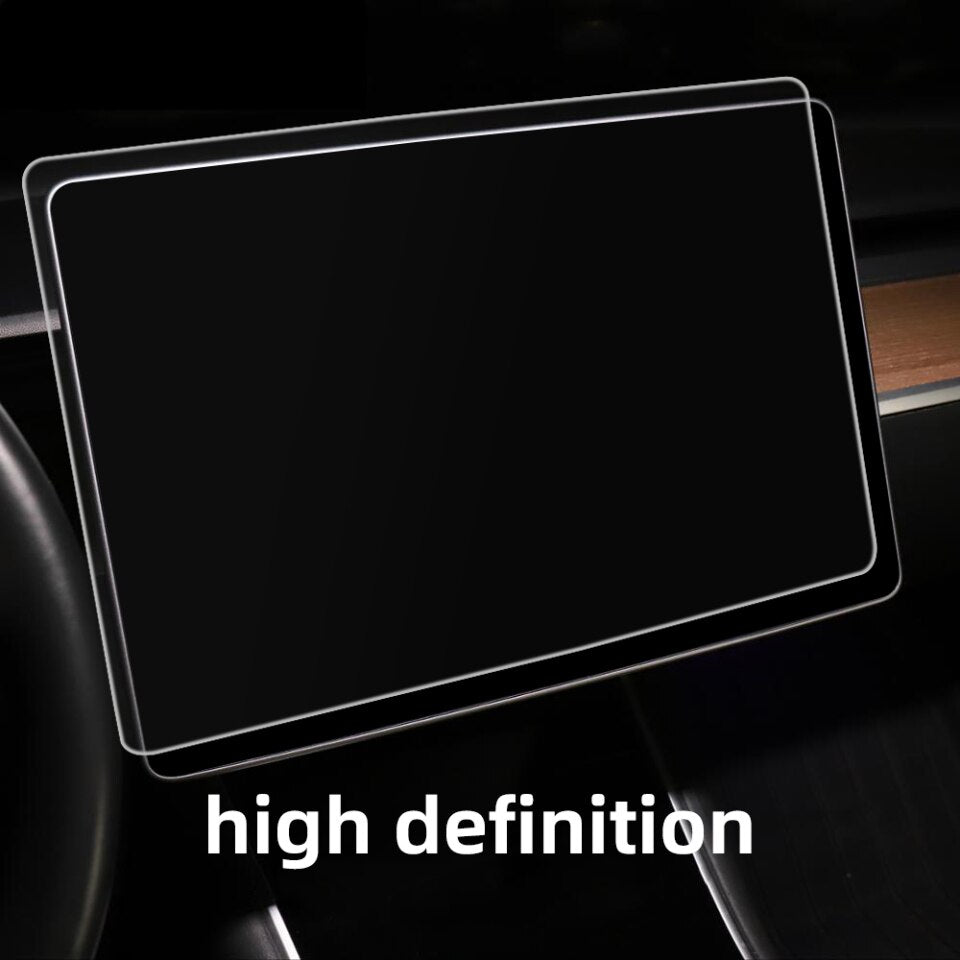 Tesla Model 3 Y 15" touchscreen protection, P50 P65 P80 P80D 9H glass