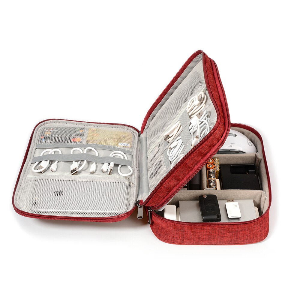 Cable Organizer Bag for Electronics