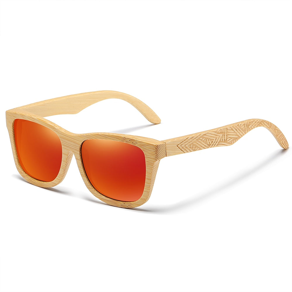 Handmade wooden bamboo sunglasses