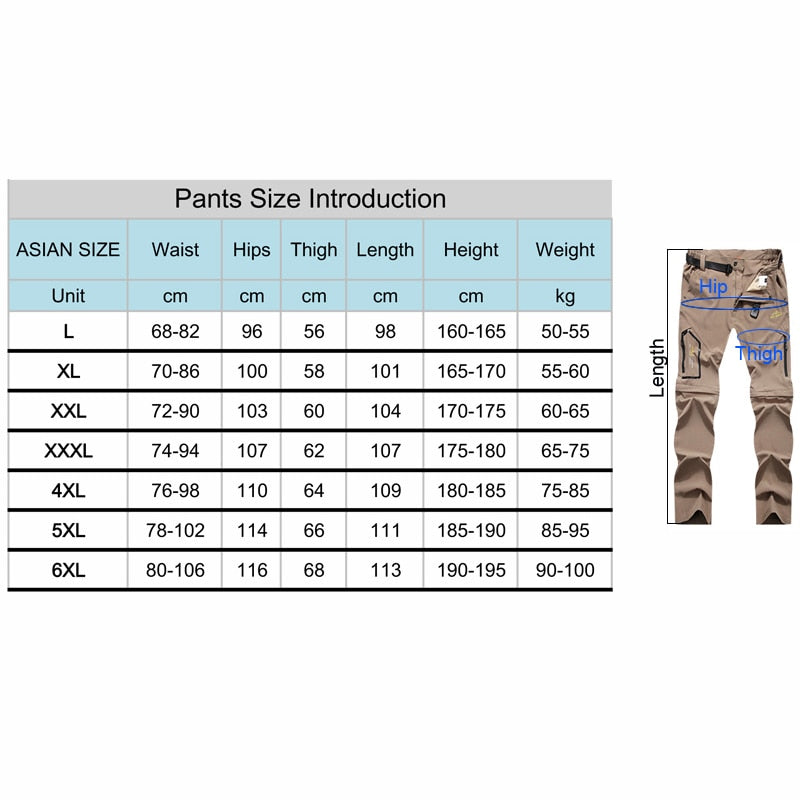 TRVLWEGO Men Camping Hiking Pants Trekking High Stretch Summer Thin Waterproof Quick Dry