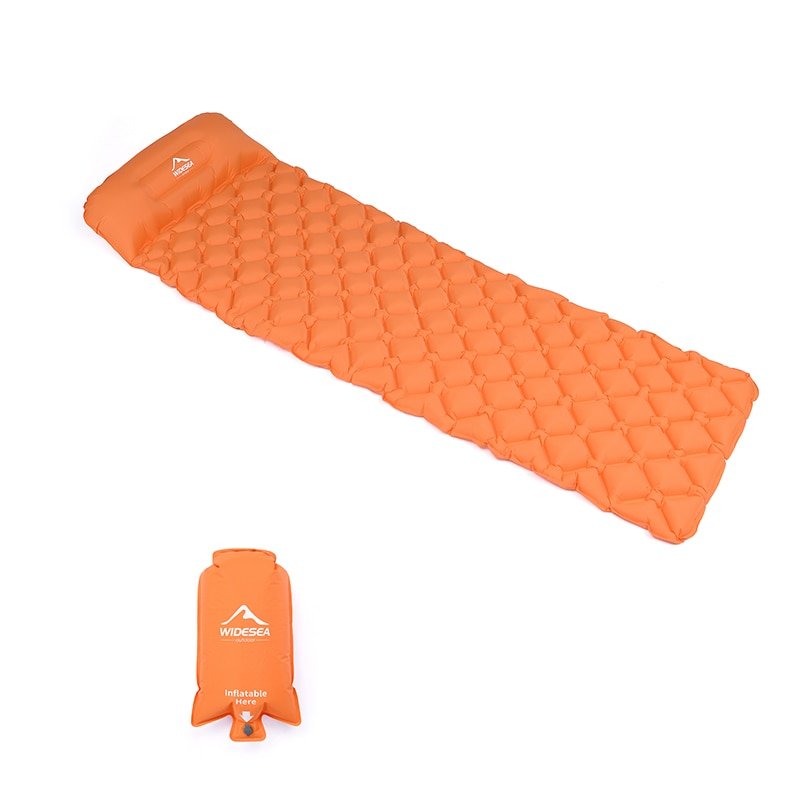 Inflatable Camping Sleeping Bag &amp; Air Mattress