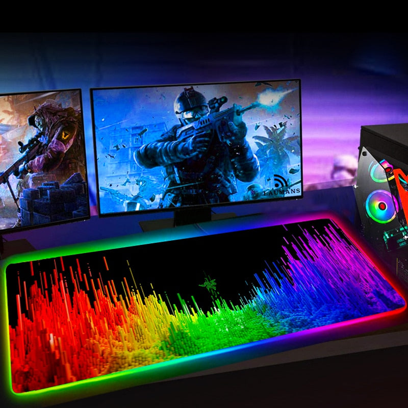RGB Gaming Mauspad mit LED