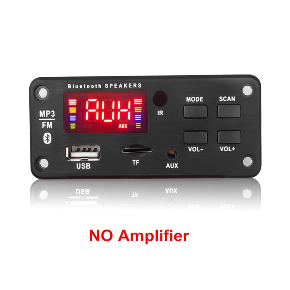 12v*50W Amplifier MP3 Decoder Board with Color Screen and Bluetooth V5.0