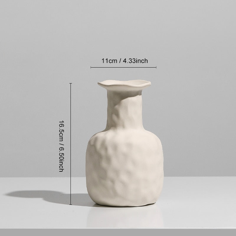 Vase Home Decor Flower Arrangement Nordic Style Ceramic Art Home Decor