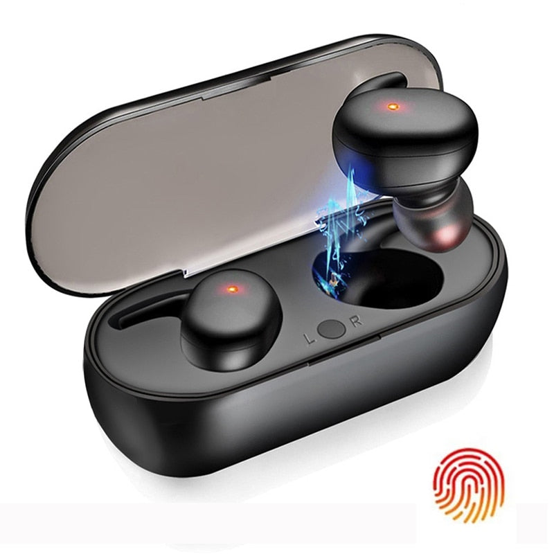 Q2 TWS Bluetooth Kopfhörer 5.0, wasserdicht, tiefer Bass, kabellos