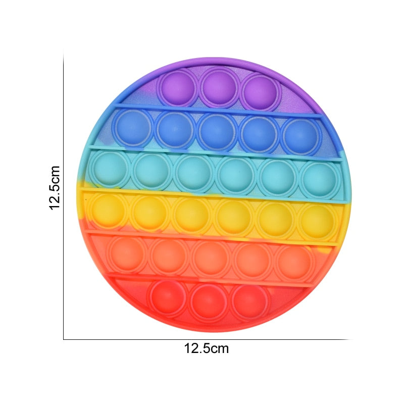 Regenbogen Push Bubble Popit Fidget