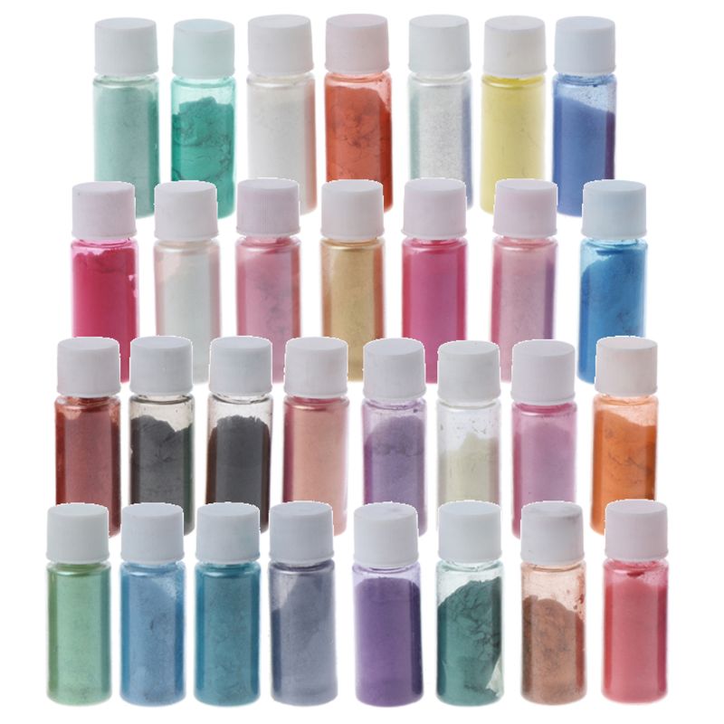 24 pcs. DIY pearl mica epoxy resin dye