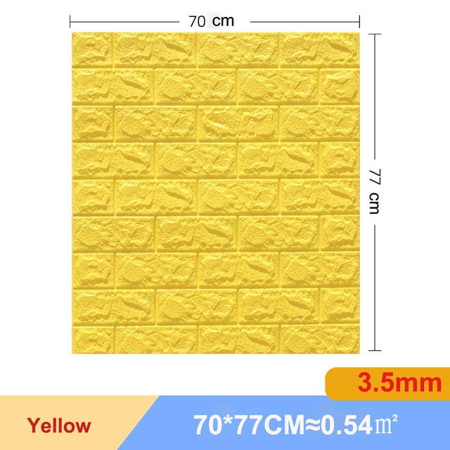 10 Pcs 3D Wall Stickers Self-adhesive Foam Luxury Decor DIY Wallpaper Living Room Bathroom Background Marble