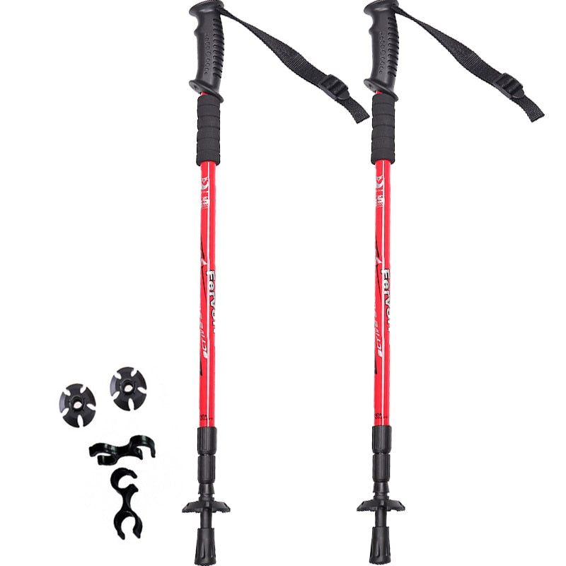 2 pcs. Nordic Walking poles, adjustable, telescopic