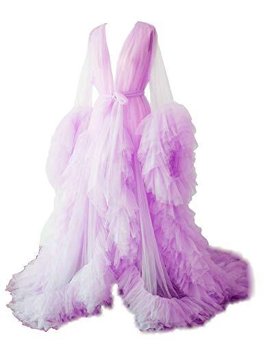 Maternity Robes: Long Tulle Robe Dresses for Photo Shoot, Birthday, Bridal, Party, Nightwear (2021)
