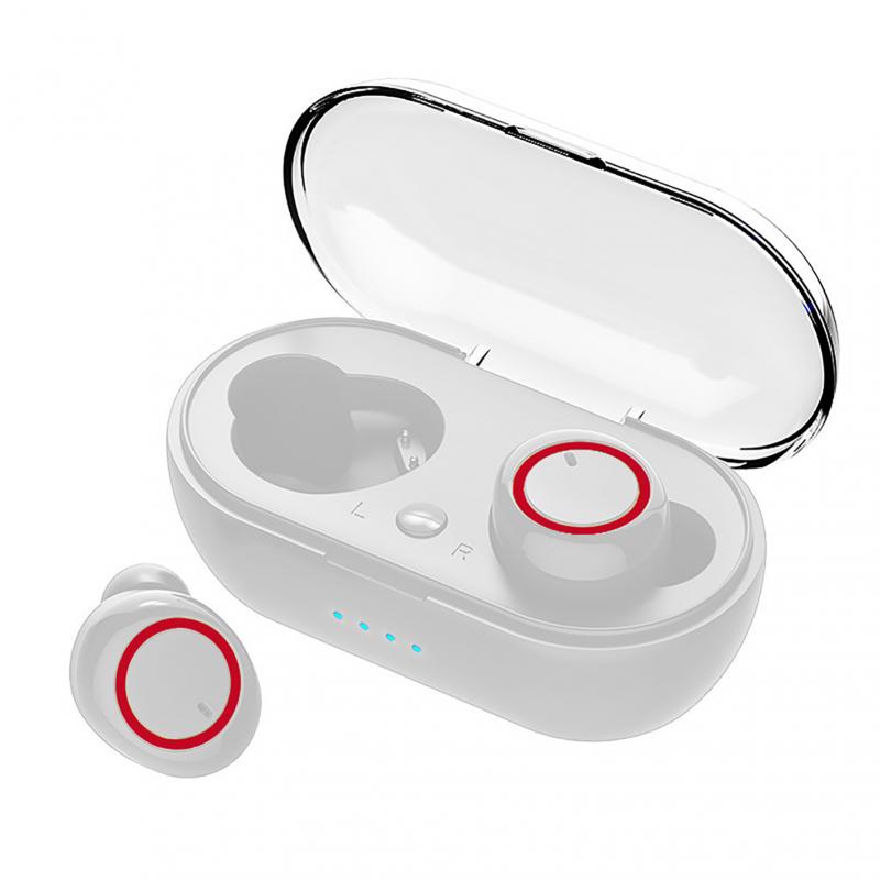 Casque Bluetooth Y50 TWS avec microphone et boîtier de charge