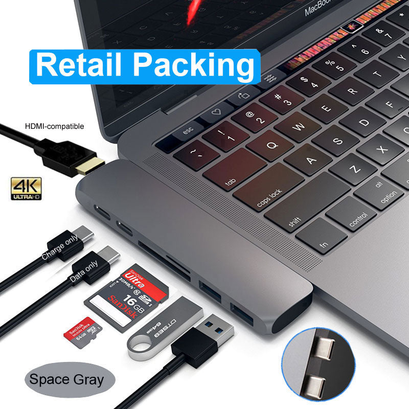 Possible USB C Hub Thunderbolt 3 Dock with HDMI-Rj45 Adapter for MacBook Pro-Air M1