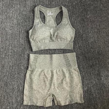 2er-Set Damen Sportanzug Yoga-Set Fitnessstudio Outfit