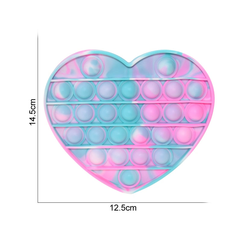 Regenbogen Push Bubble Popit Fidget