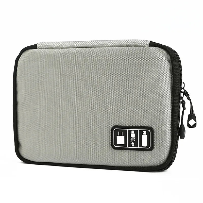 Outdoor Travel Kit Waterproof Nylon Cable Holder Bag Electronic Accessories Camping Organizer Bag