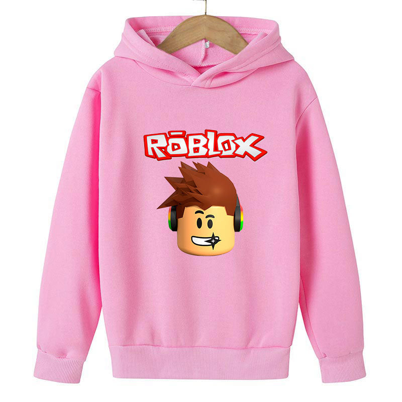 Robloxing Hoodie aus reiner Baumwolle für Teens und Kinder